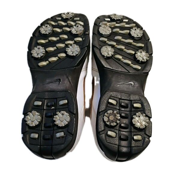 ⛳️ Nike Men's Air Performance‎ Golf Shoes 8.5W White Brown Black Spikeless ⛳ - Picture 5 of 6